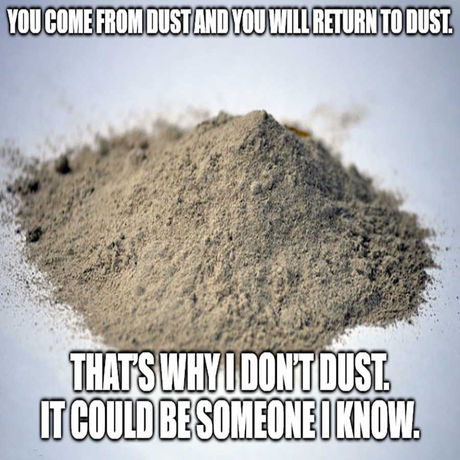 Come from Dust Return to Dust
