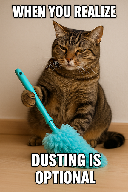 Dusting Is Optional